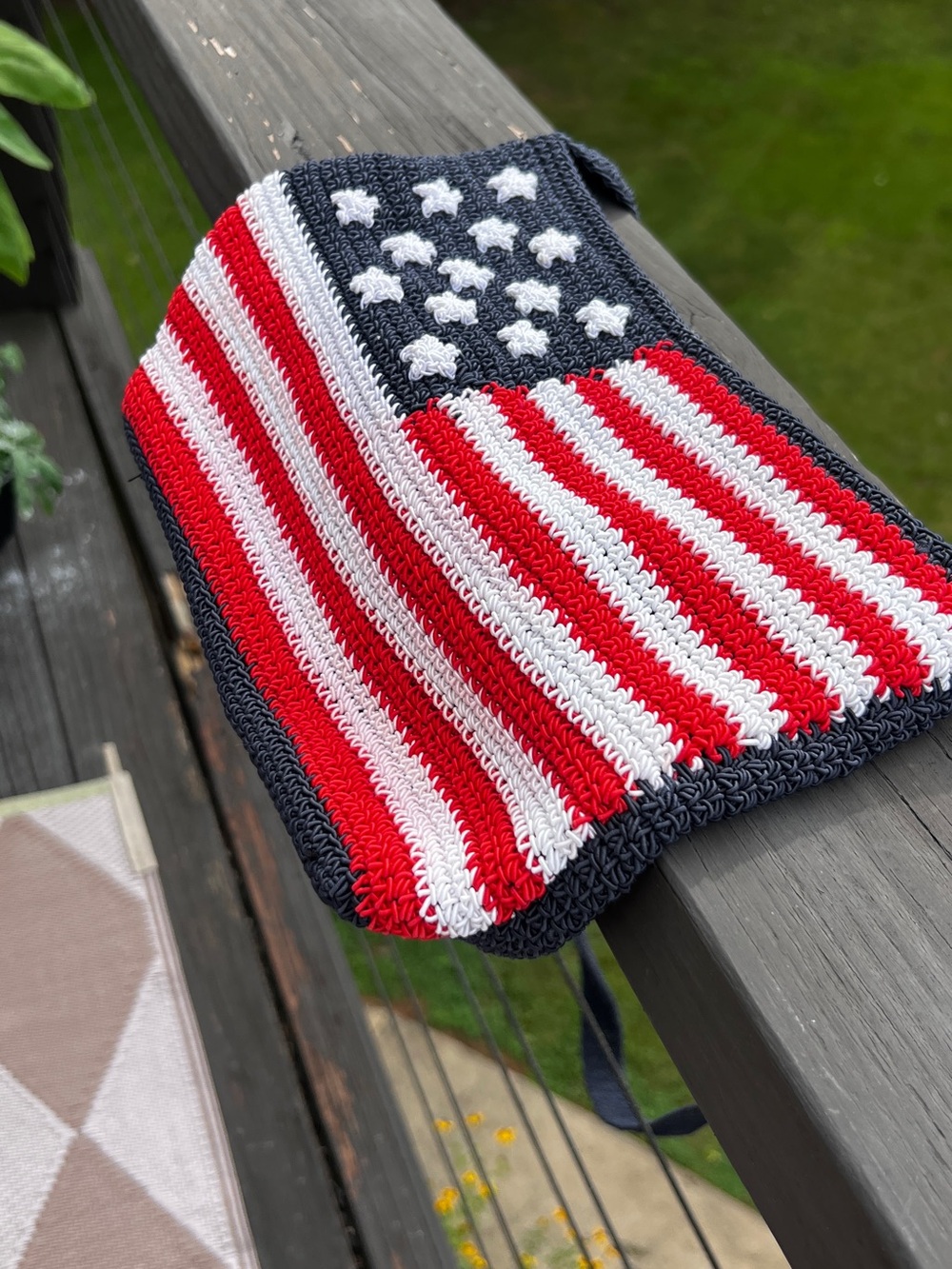 ❤️🤍💙 Brand new American flag crossbody purse fun bag! - Picture 8 of 11